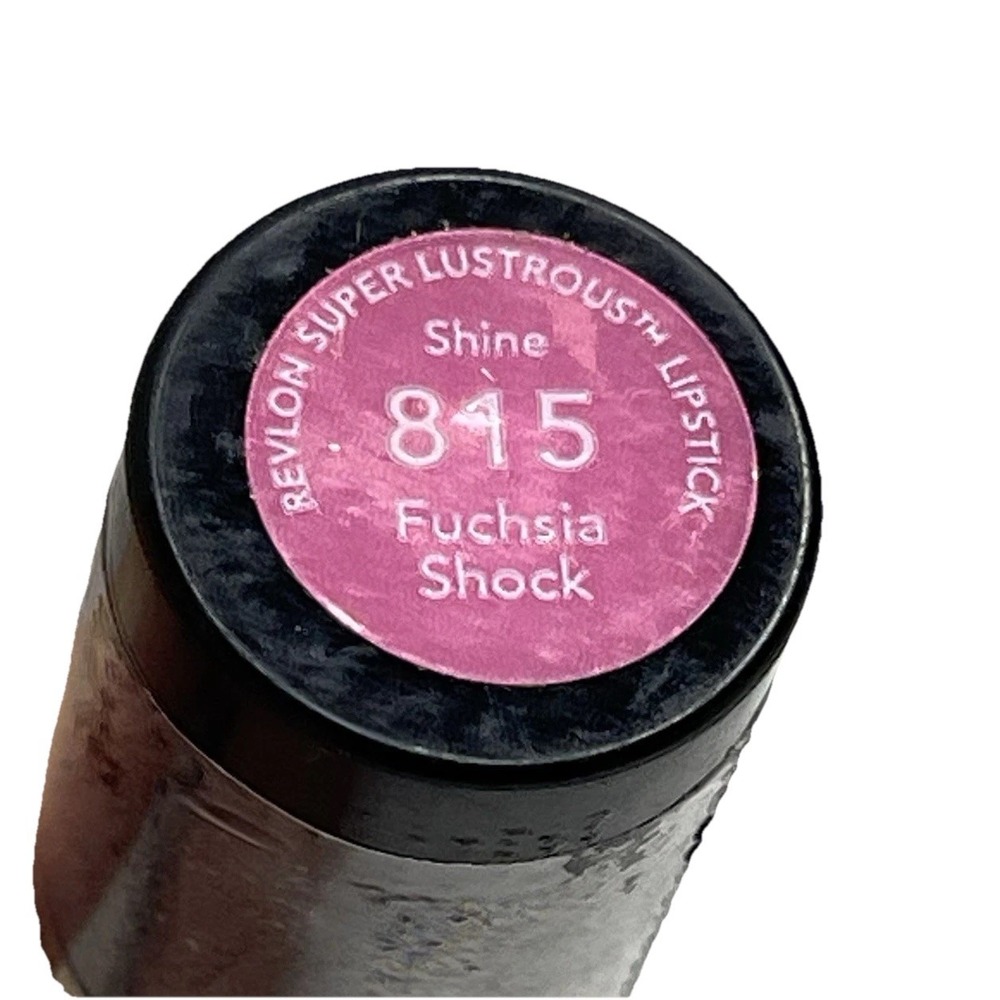 Revlon Super Lustrous Shine Fuchsia Shock Lipstick 815 Vibrant Elegance Chic New